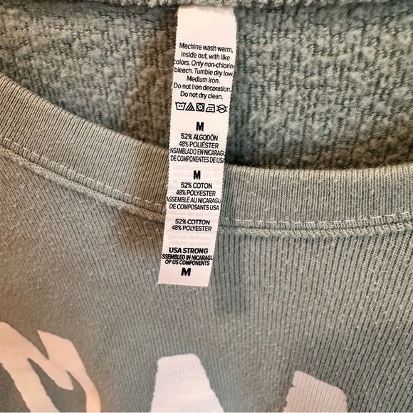 EUC Mama Sweatshirt in a Muted Blue size Medium - Picture 2 of 7